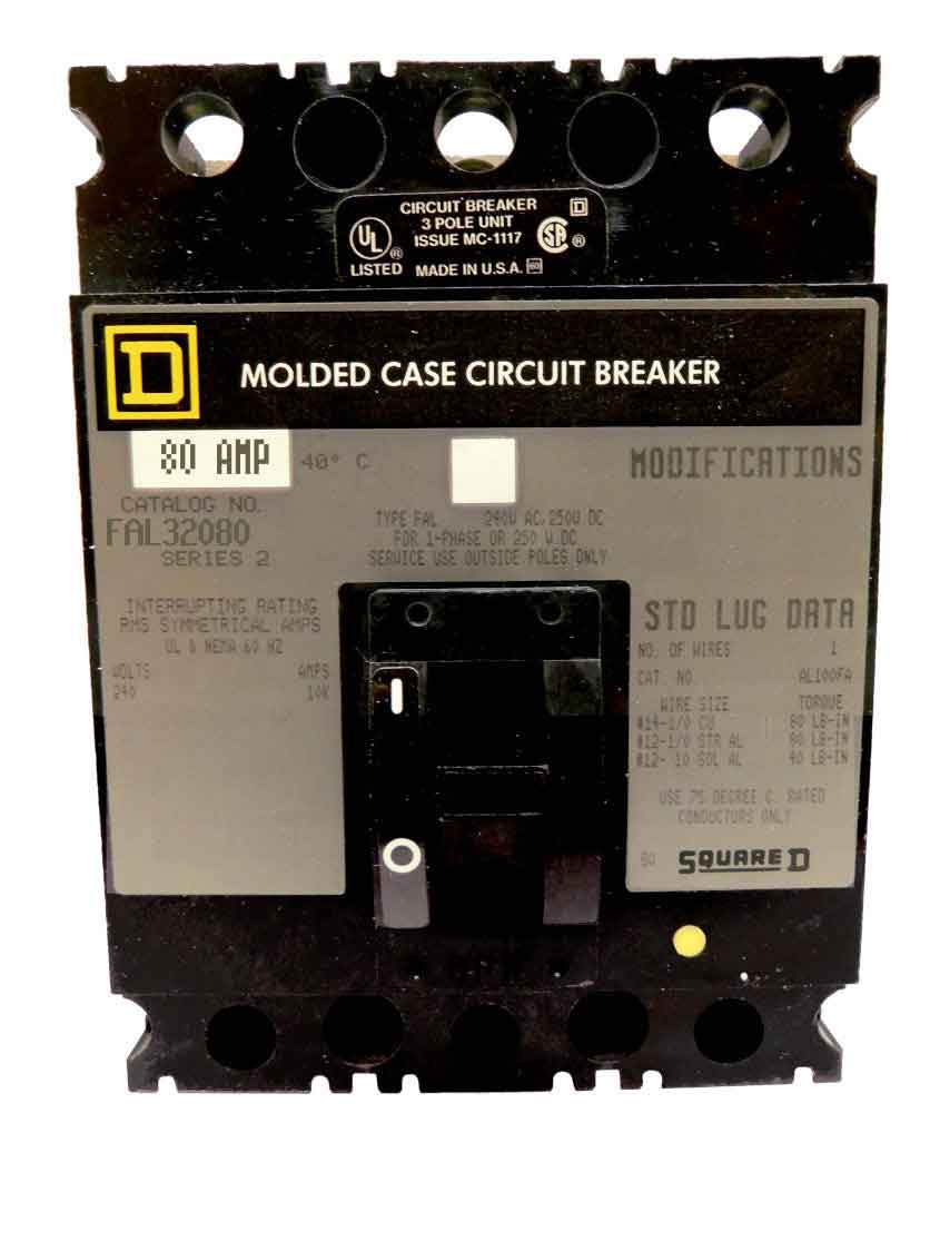 FAL32080 - Square D - Molded Case Circuit Breakers