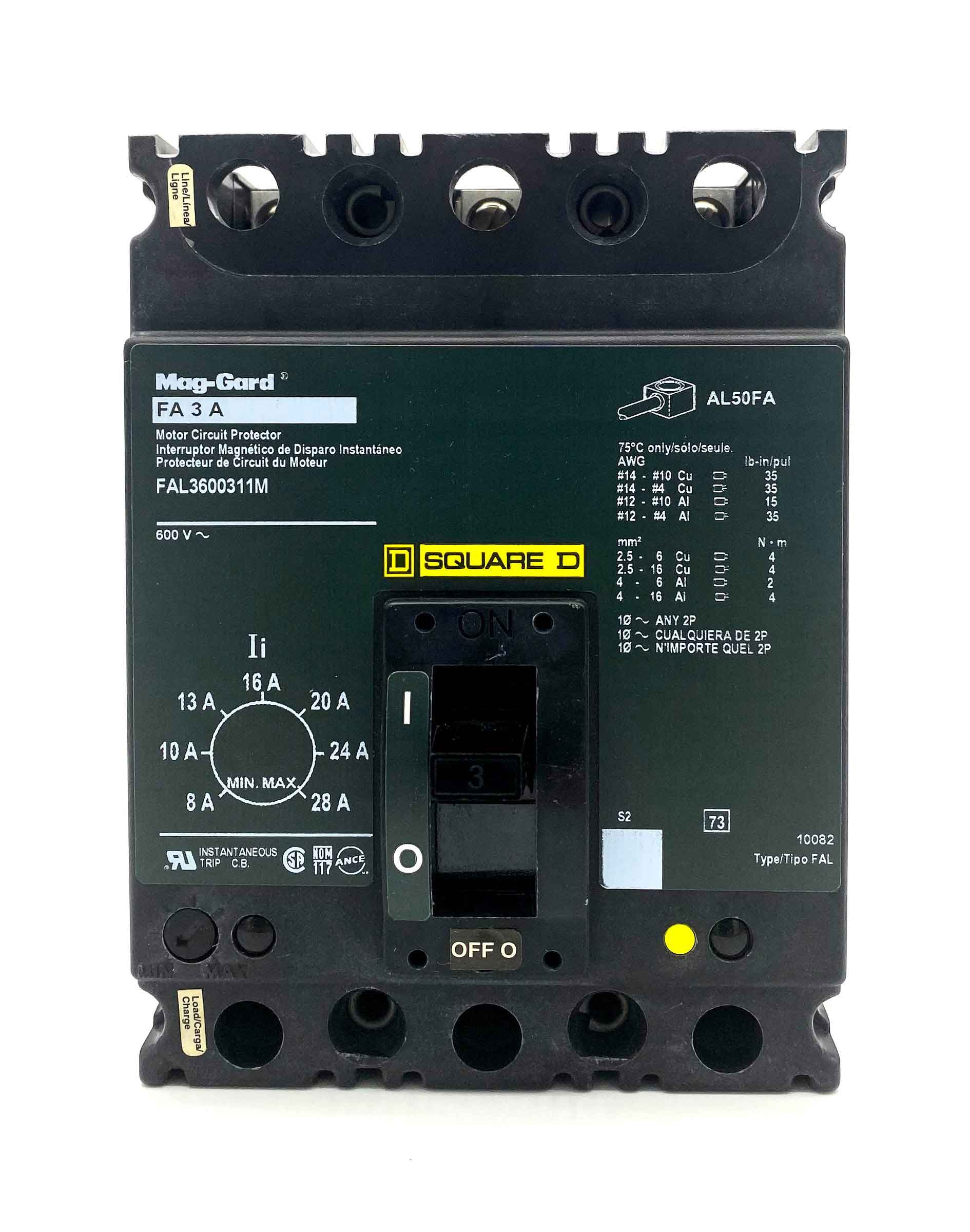FAL3600311M - Square D - Molded Case Circuit Breakers