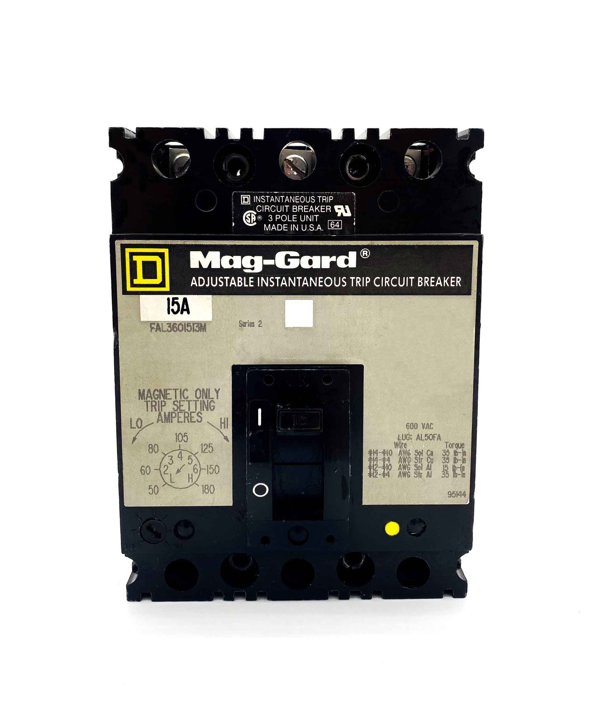 FAL3601513M - Square D - Molded Case Circuit Breakers