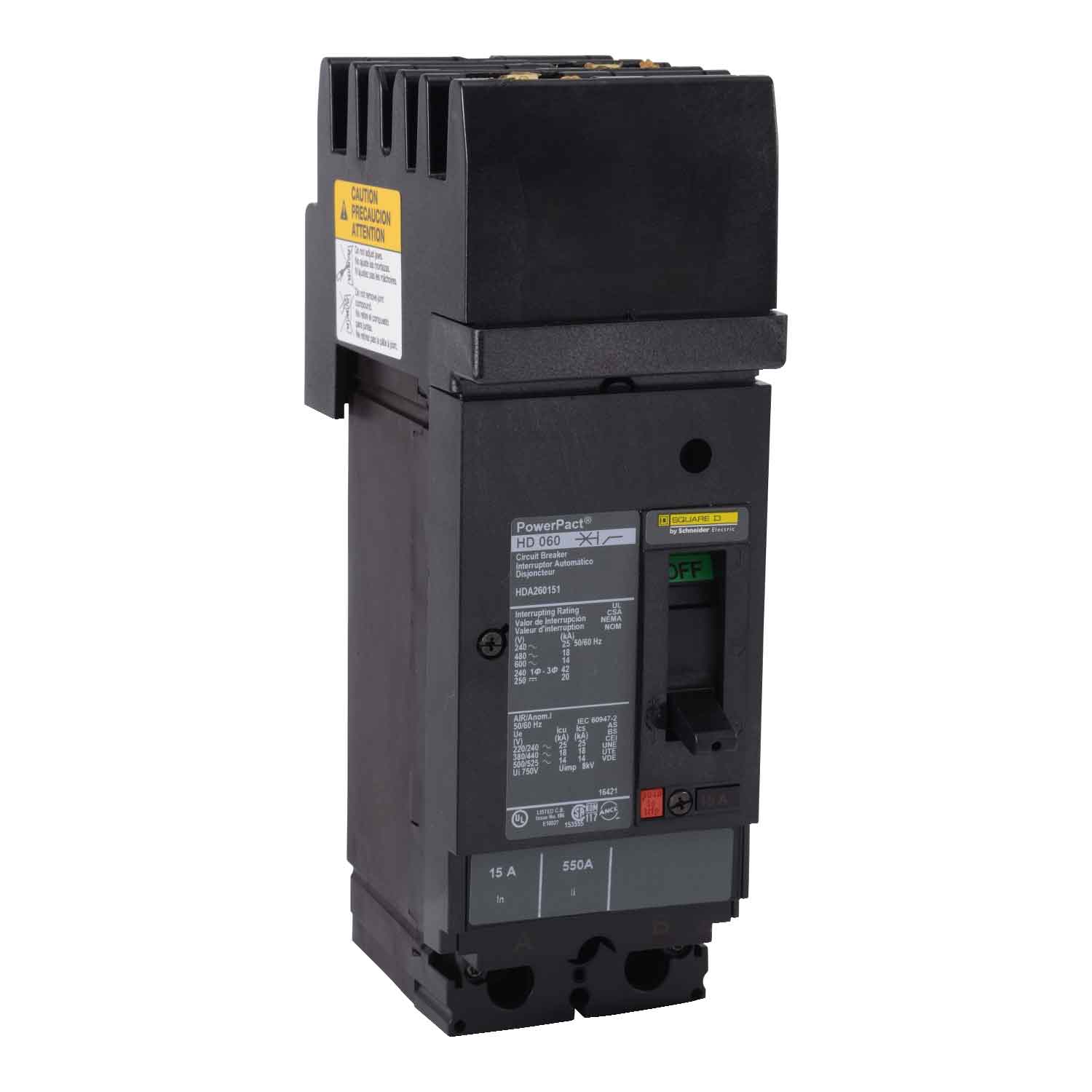 HDA260351 - Square D - Molded Case Circuit Breakers