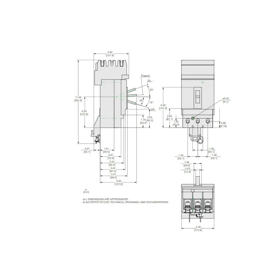 JGA36250U31X - Square D - Molded Case Circuit Breakers - Image 2