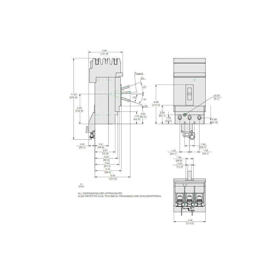 JGA36250U33X - Square D - Molded Case Circuit Breakers - Image 2