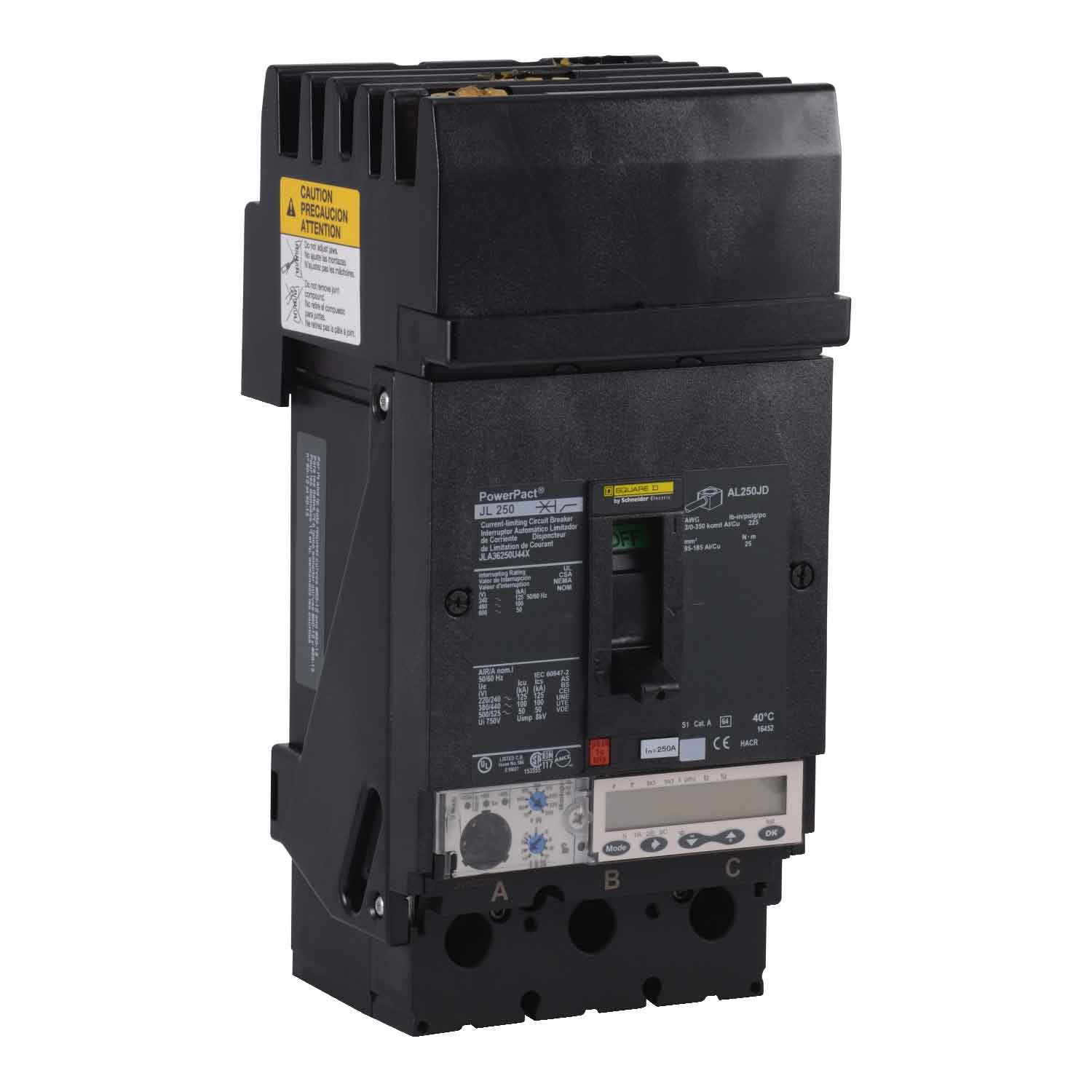 JLA36250U44X - Square D - Molded Case Circuit Breakers