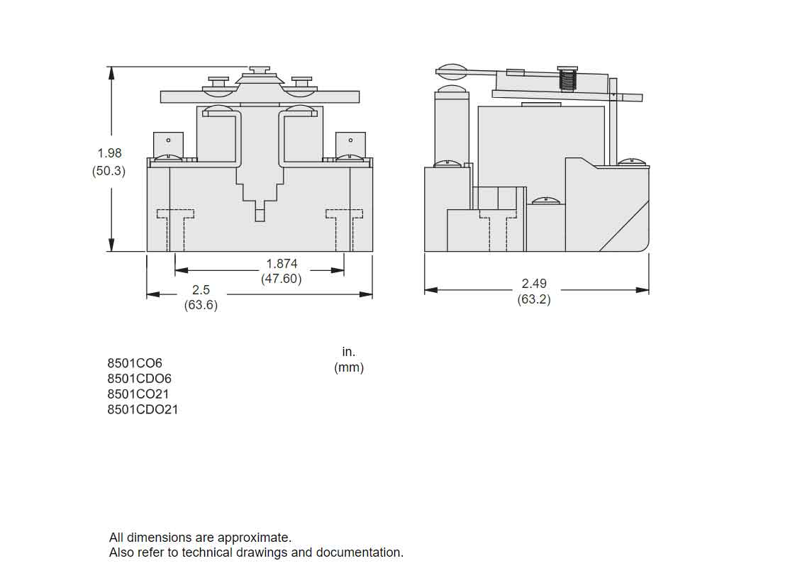 8501CO6V14 - Square D - Motor Control Part And Accessory - Image 5