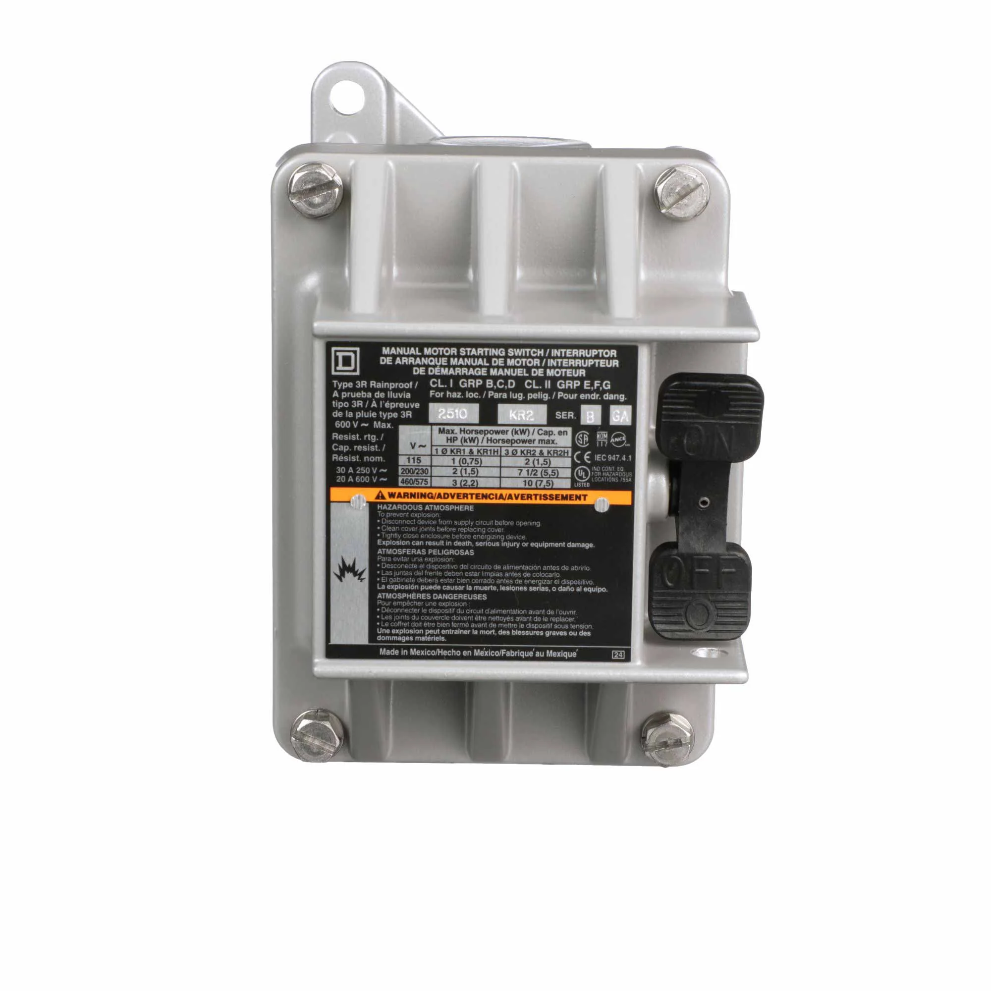 2510KR1 - Square D - Motor Starter