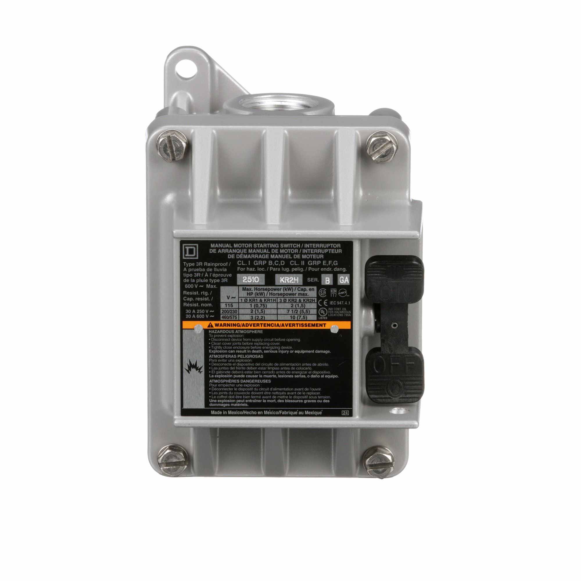 2510KR2H - Square D - Motor Starter